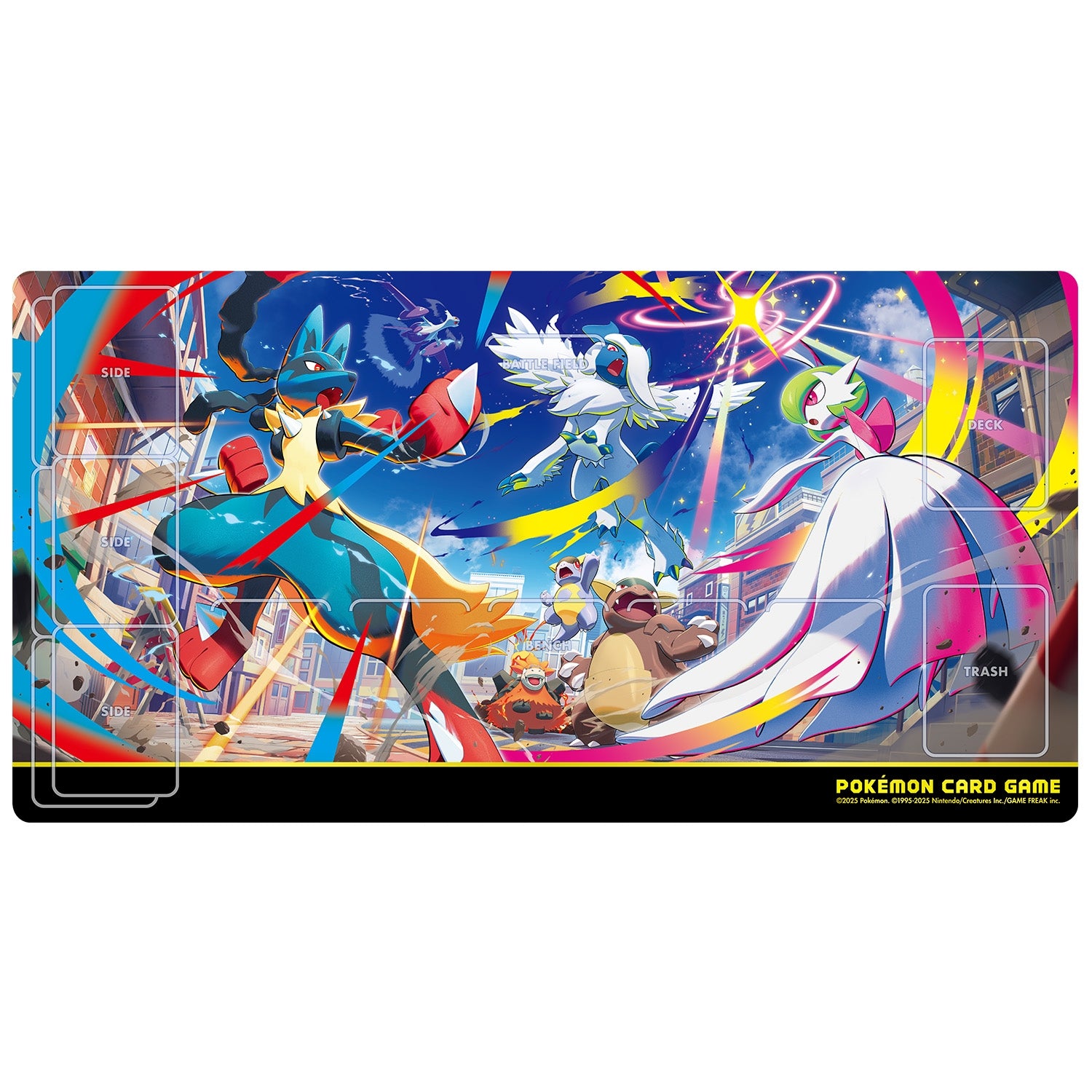 Pokemon Card Game Rubber Playmat Mega Evolution EX
