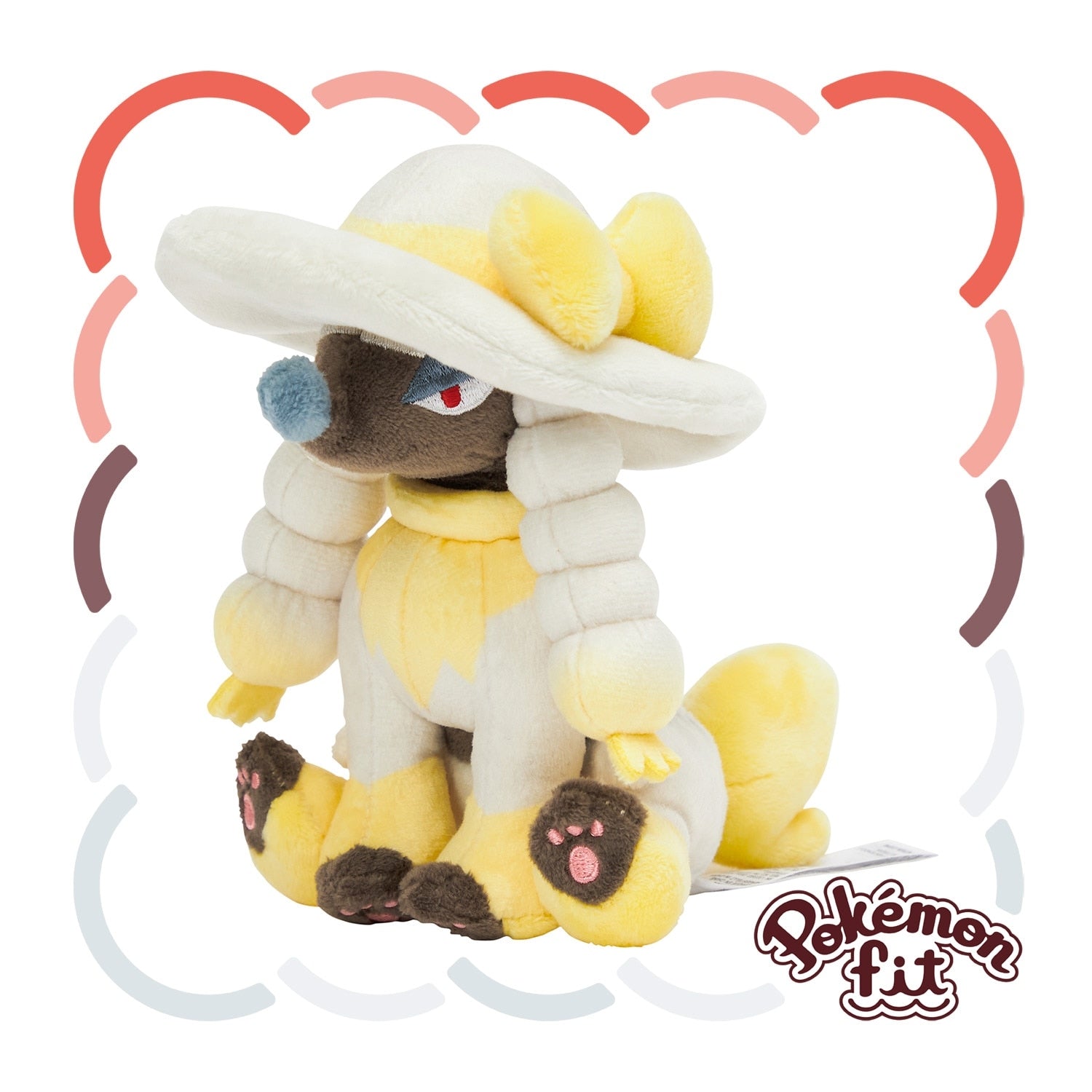 Trimian Lady Cut plush toy from Japan with cute expression
