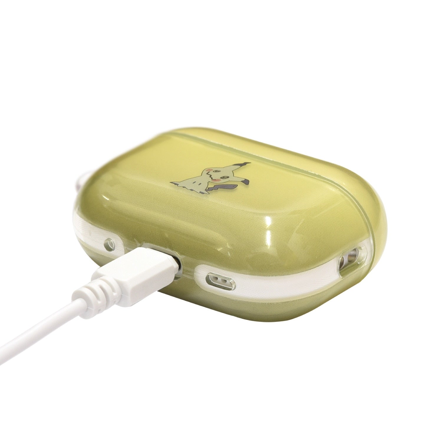 Authentic Japanese Mimikyu collectible AirPods case with vibrant colors from Japan