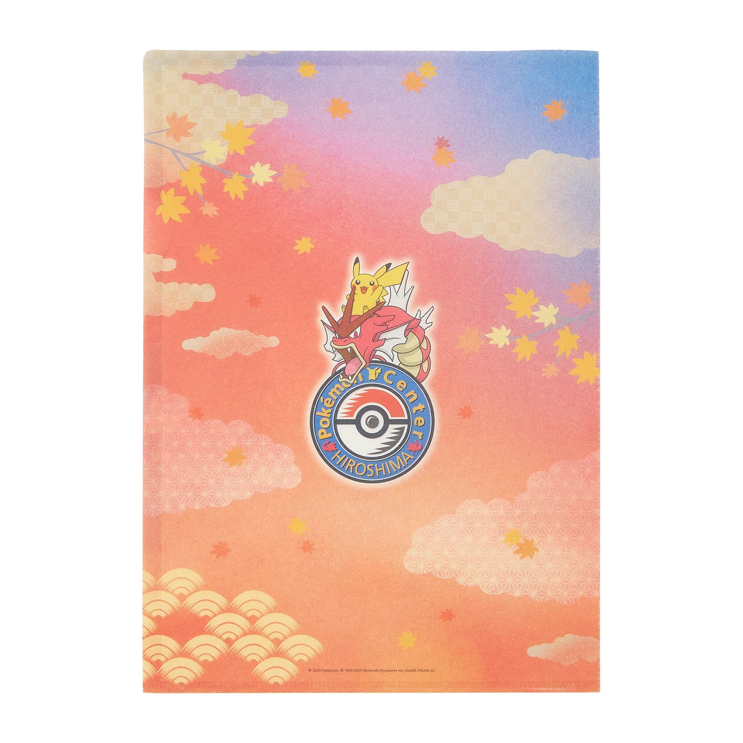 Japanese style A4 clear file set of 2 Pokemon Center Hiroshima R