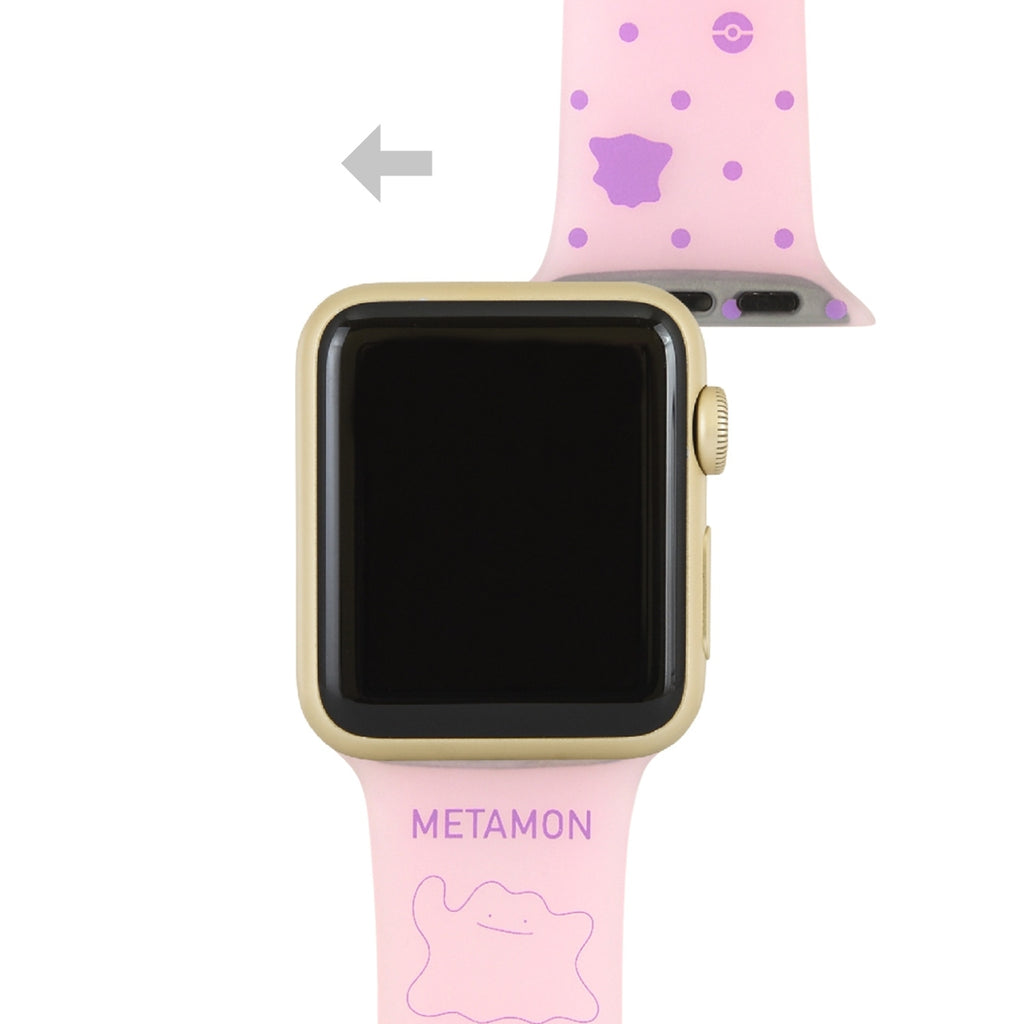Silicone band Metamon 844C packaging with Japanese text and Pokemon Center Online branding