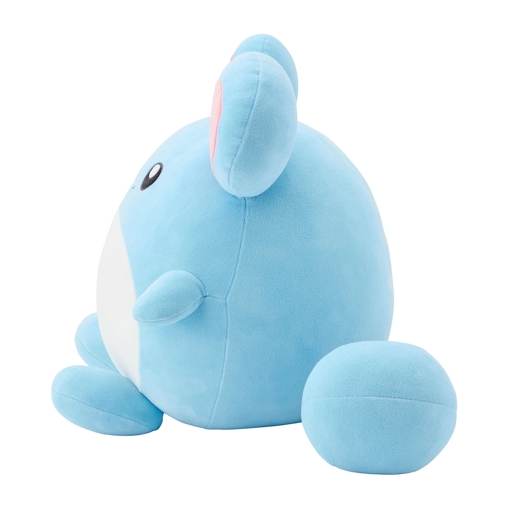 Authentic Mocchirich Plush Marill from Japan with detailed stitching
