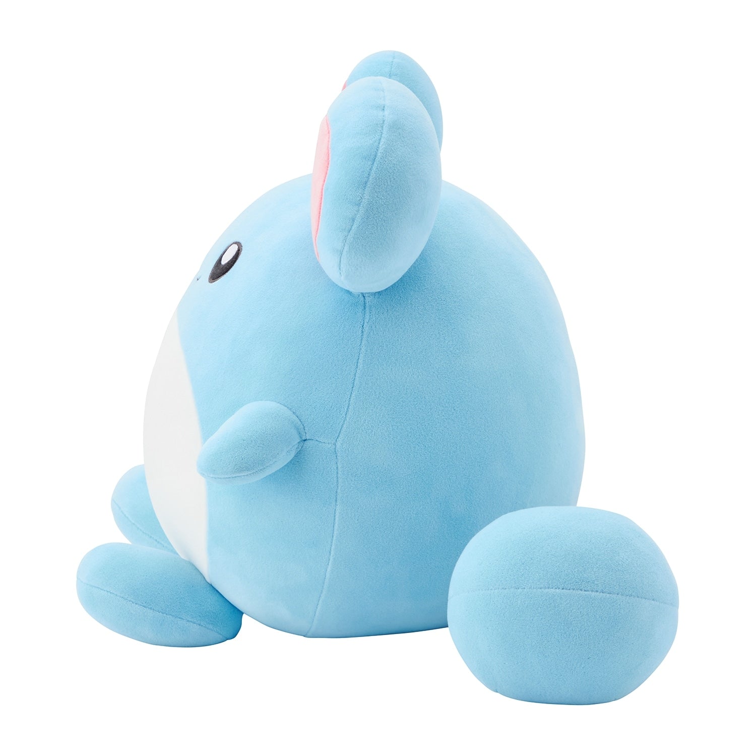 Authentic Mocchirich Plush Marill from Japan with detailed stitching