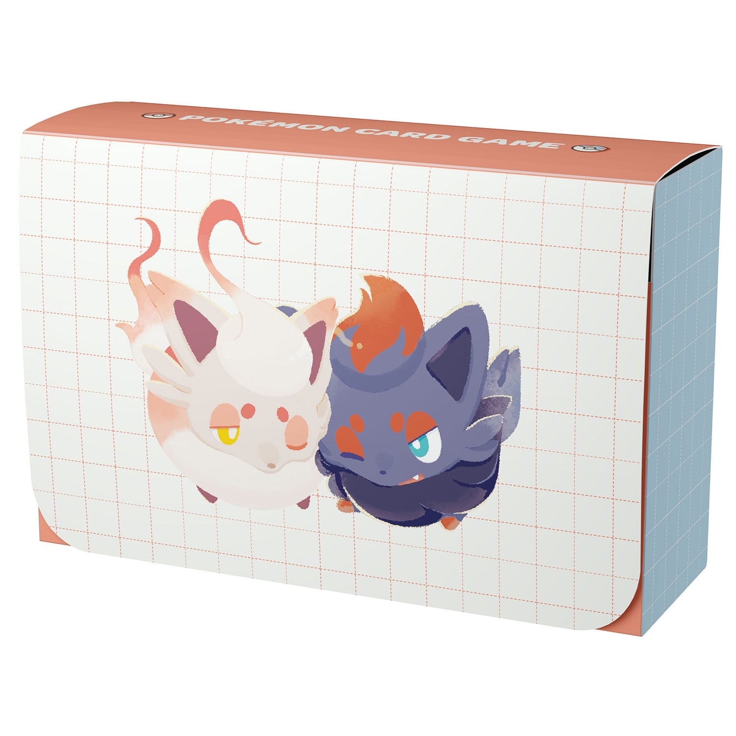 Pokémon TCG Double Deck Case – Zorua & Hisuian Zorua Look-Alikes