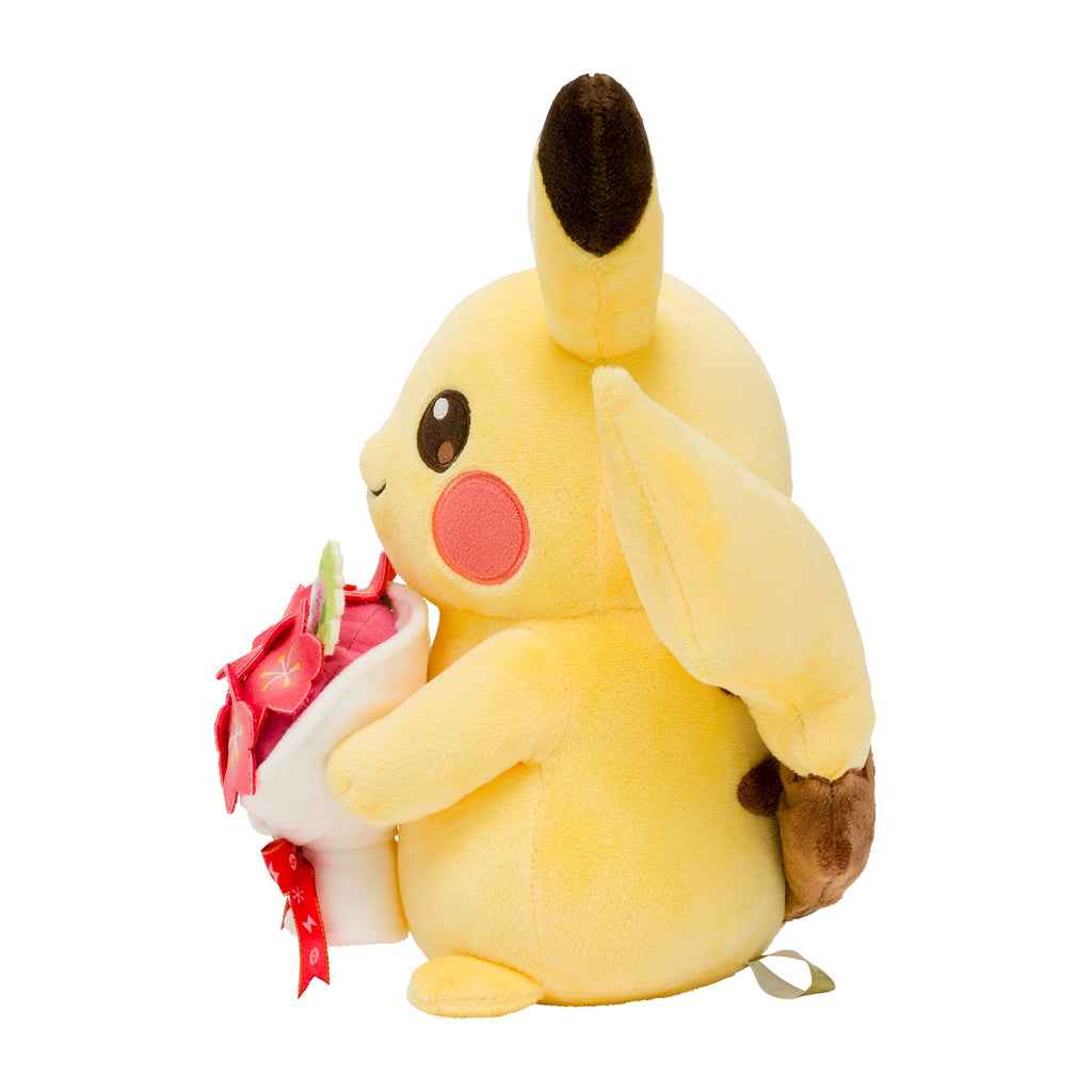 Japanese Pikachu plush toy with intricate design details