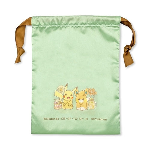 Drawstring bag collection flower