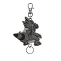 Zekrom rubber reel keychain with Deep Black design from Japan