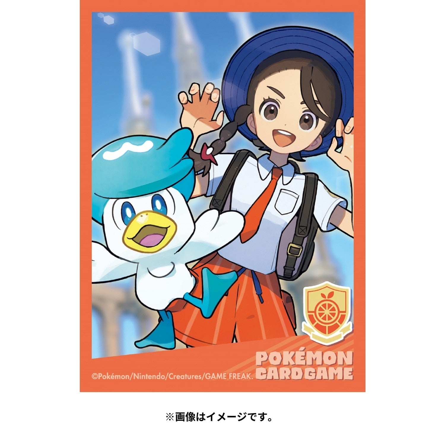 Pokémon TCG Deck Sleeves – Trainer Aoi & Quaxly (#912) | Japan Exclusive