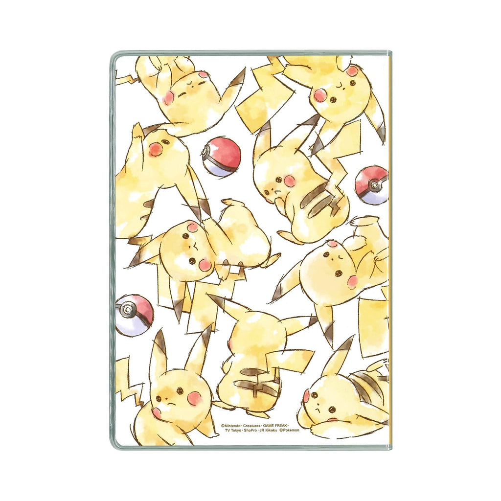 Official Pokemon Center Pikachu collectible with Electric-type logo from Japan