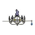 Majeste58 Chandelure Pokémon accessory from Japan, featuring a ghost/fire-type Pokémon
