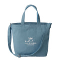 Monpoke Lee W Name Canvas Mother's Tote Blue