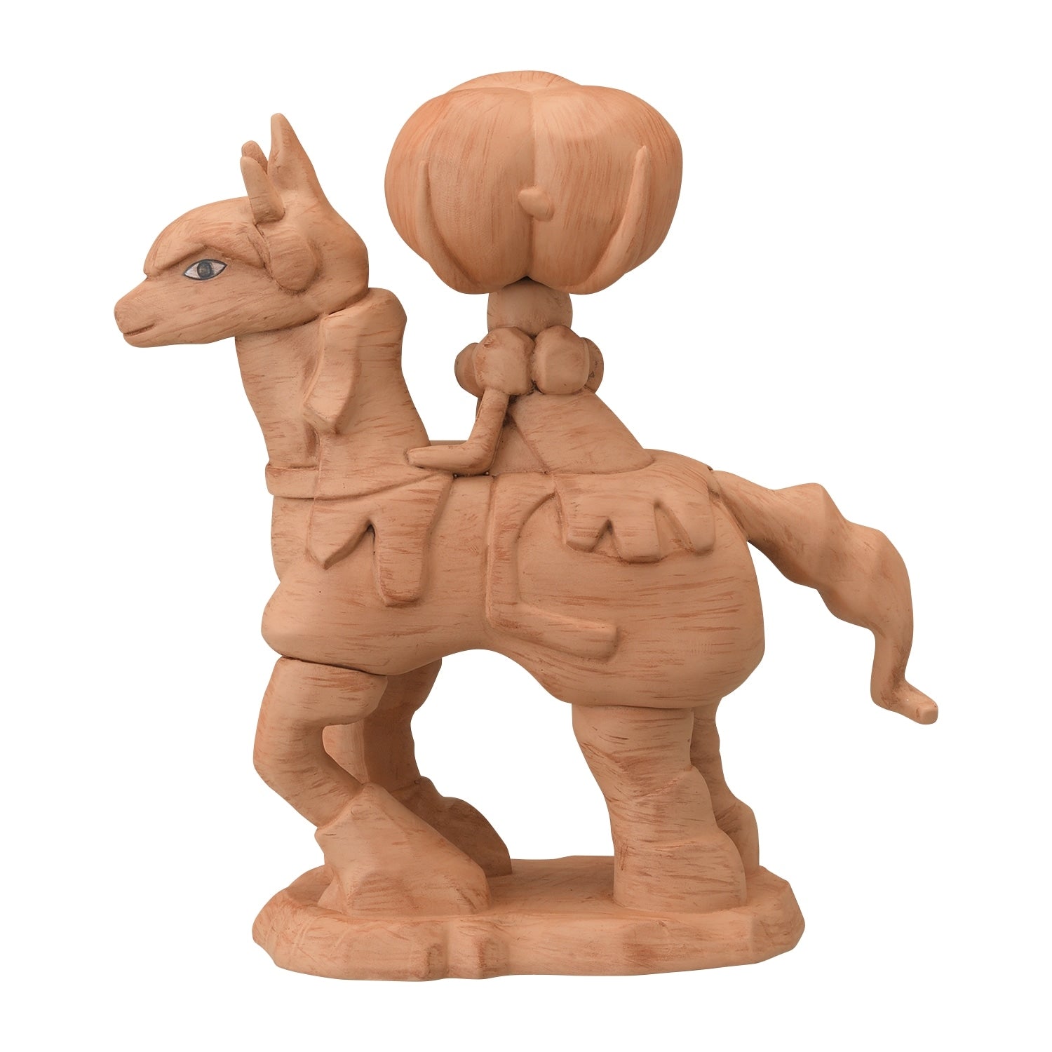Pokemon Badrex figure, Japanese wood carving statue with unique design