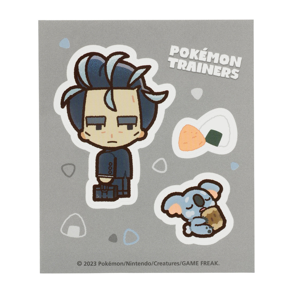 POKÉMON TRAINERS Aoki & Nekkoara sticker from Japan, featuring official artwork
