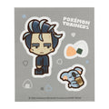 POKÉMON TRAINERS Aoki & Nekkoara sticker from Japan, featuring official artwork