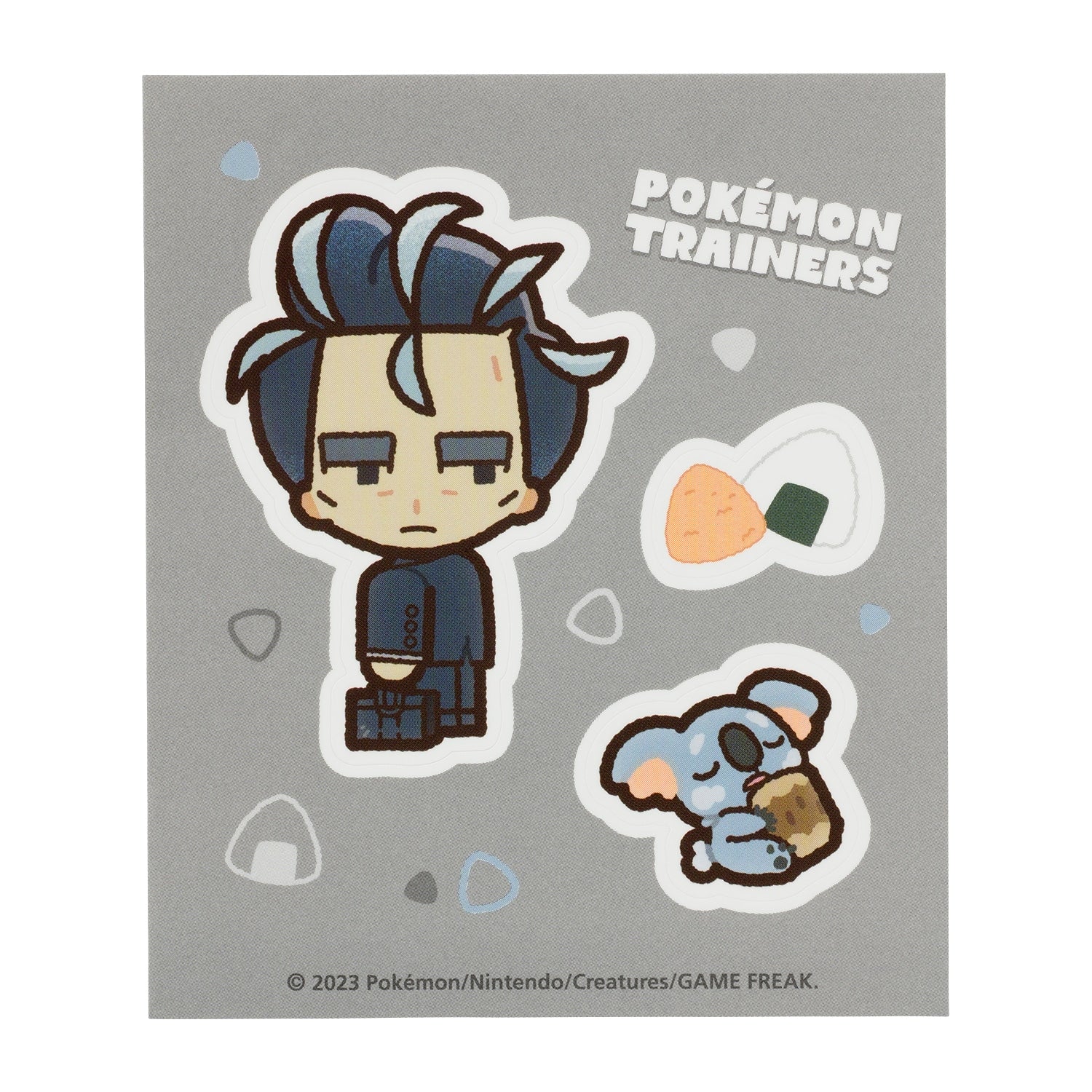 POKÉMON TRAINERS Aoki & Nekkoara sticker from Japan, featuring official artwork