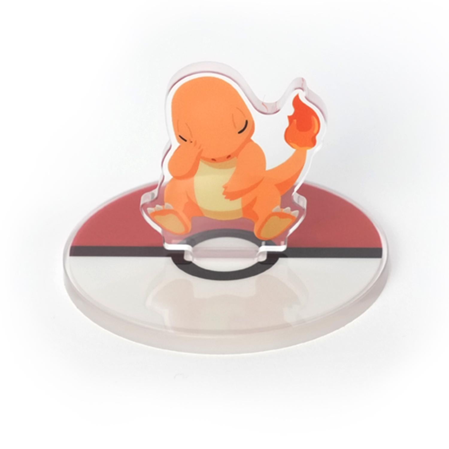 Back view of Drowzee Acrylic Stand vol.1, displaying official Pokemon Center Japan logo from Japan