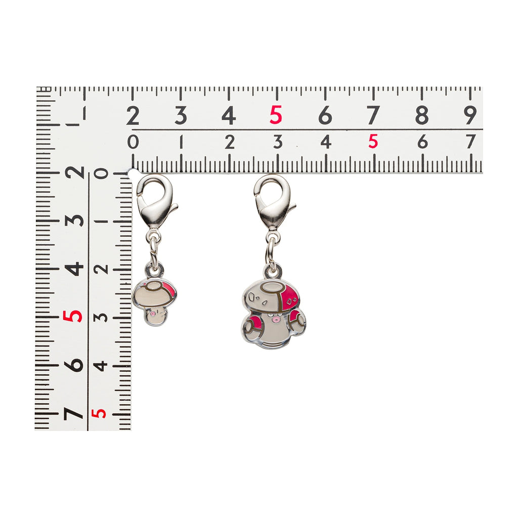 Authentic Pokemon Metal Charm National Encyclopedia 590/591 from Japan, with official licensing and collector-grade quality