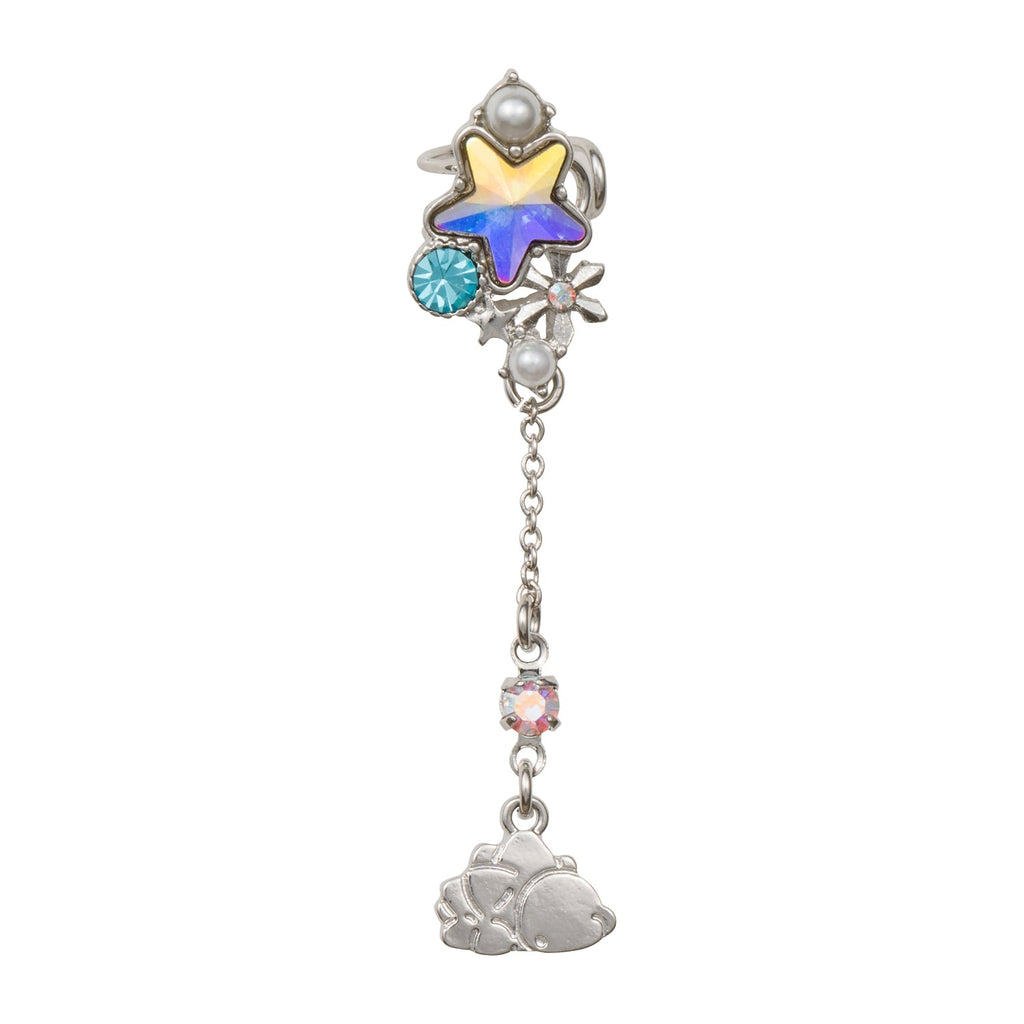 Pokémon Ear Cuff with Yukihami design from Japan, silver tone