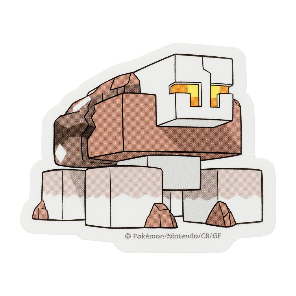 Pokemon Sticker Geozum from Japan, featuring Naclstack with rock salt design
