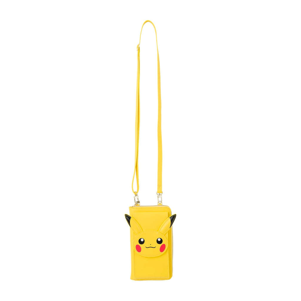 Authentic Pokémon accessory Pikachu smartphone wallet with chain strap, made in Japan