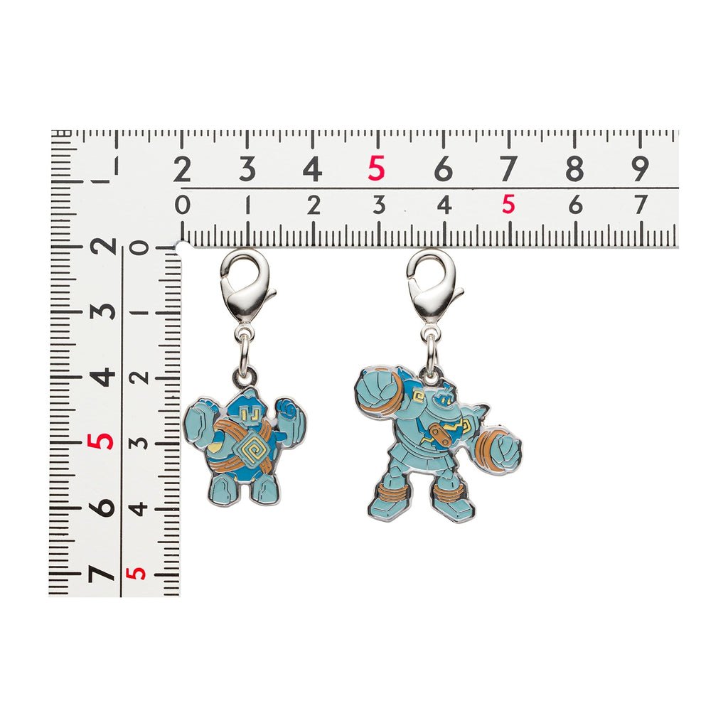 Pokemon Metal Charm 622/623 collectible item from Japan, showcasing official Pokemon Center Japan merchandise