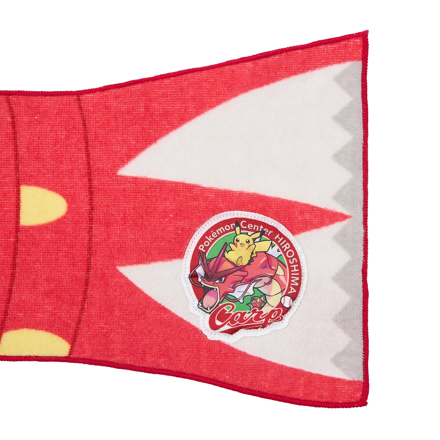 Pokemon Center Japan exclusive Carp x Gyarados towel muffler, red and white, made in Japan