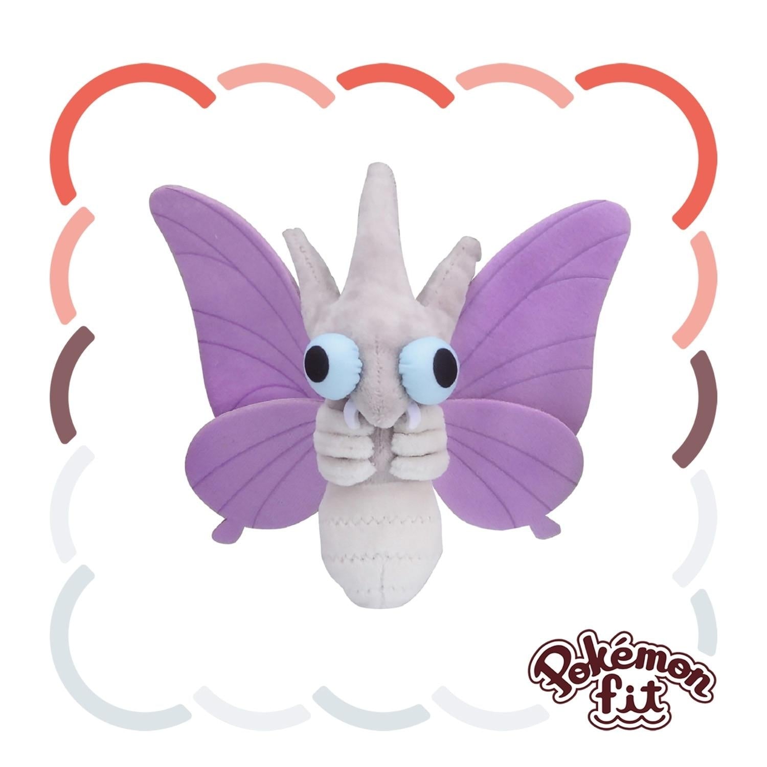 Pokémon fit Venomoth (#49) Official Plush – Pokémon Center Japan