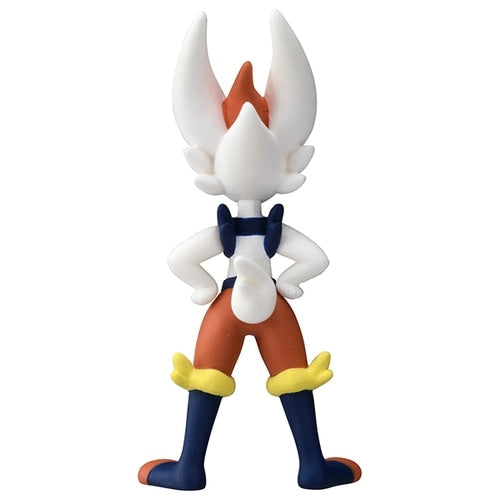 Japanese Pokemon figure, Moncolle MS-35 Aceburn Vendor with vibrant colors