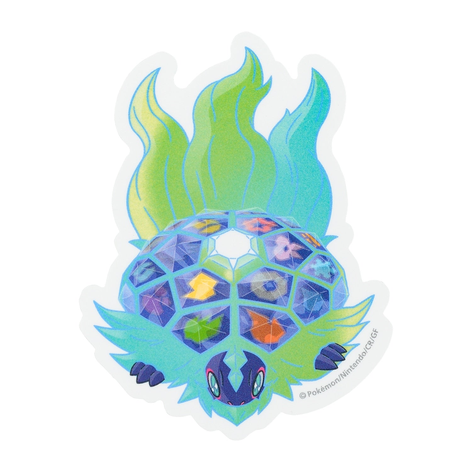 Pokemon Sticker Terrapagos with official artwork from Japan