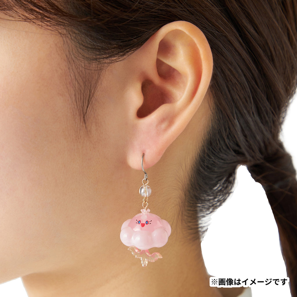 Close-up of Pokémon Accessory Earrings 107 Brungel with intricate design from Japan