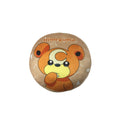Teddiursa Puff Cushion from Japan, featuring a cute bear design