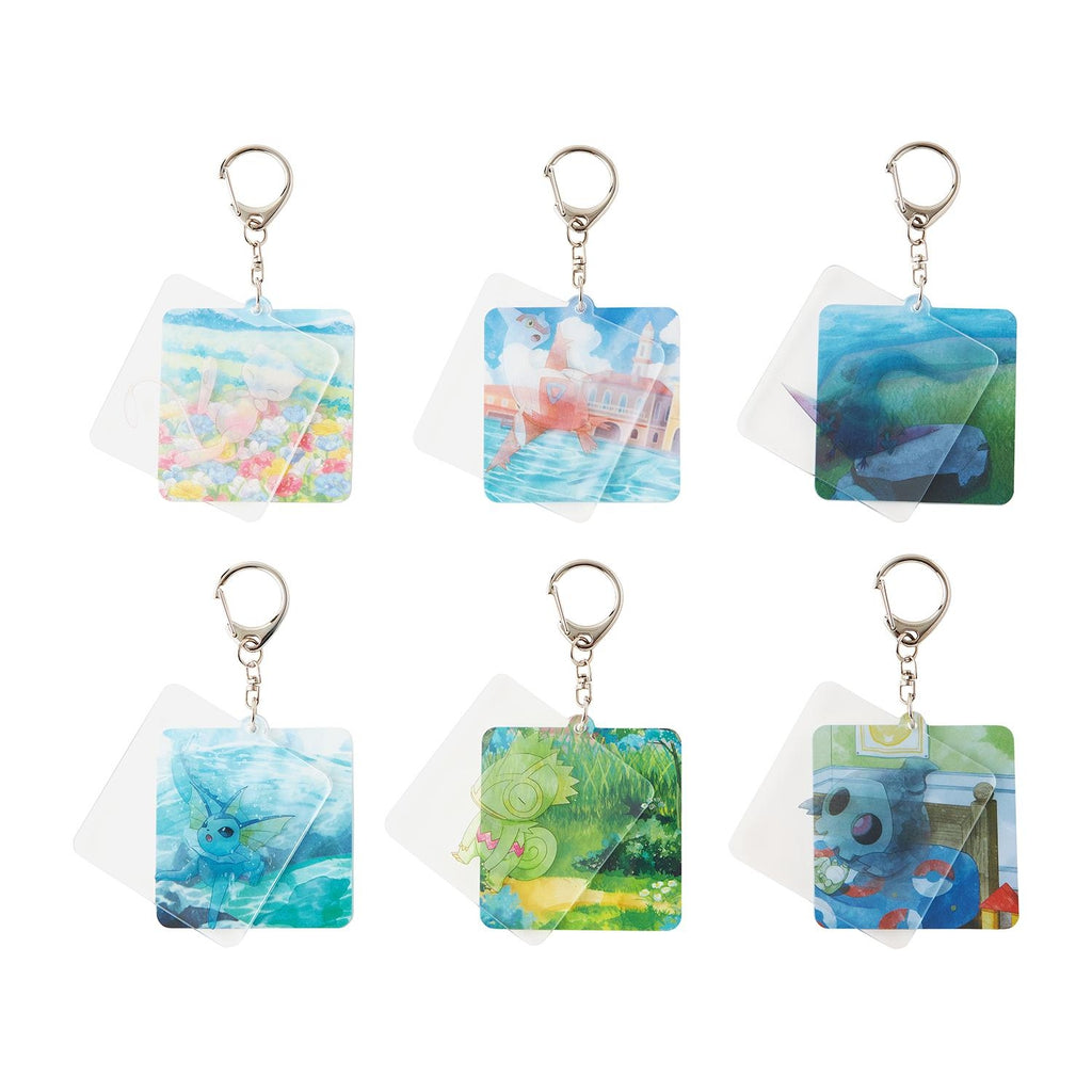 Pokemon Acrylic Keychain with Invisible to Me BOX design from Japan