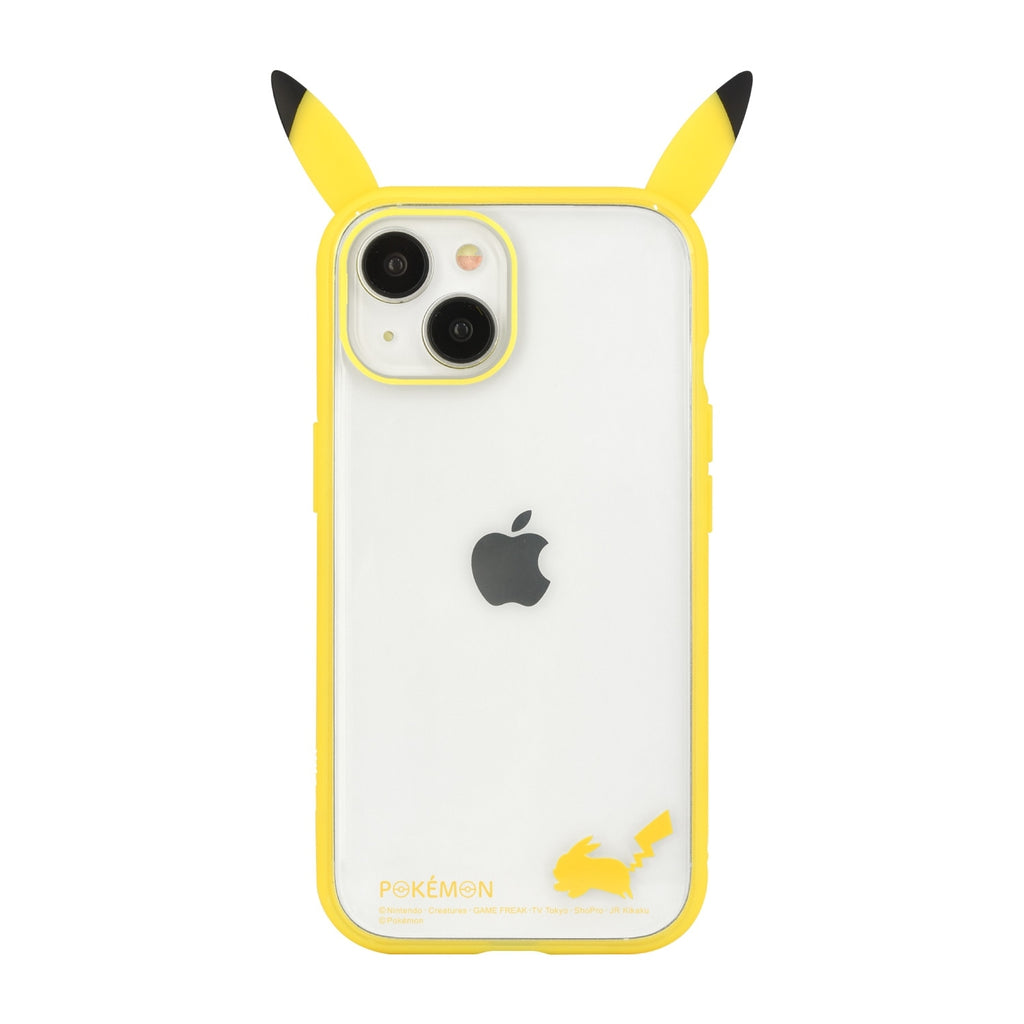 Frame IIIfit Clear iPhone15/14/13 compatible case Pikachu