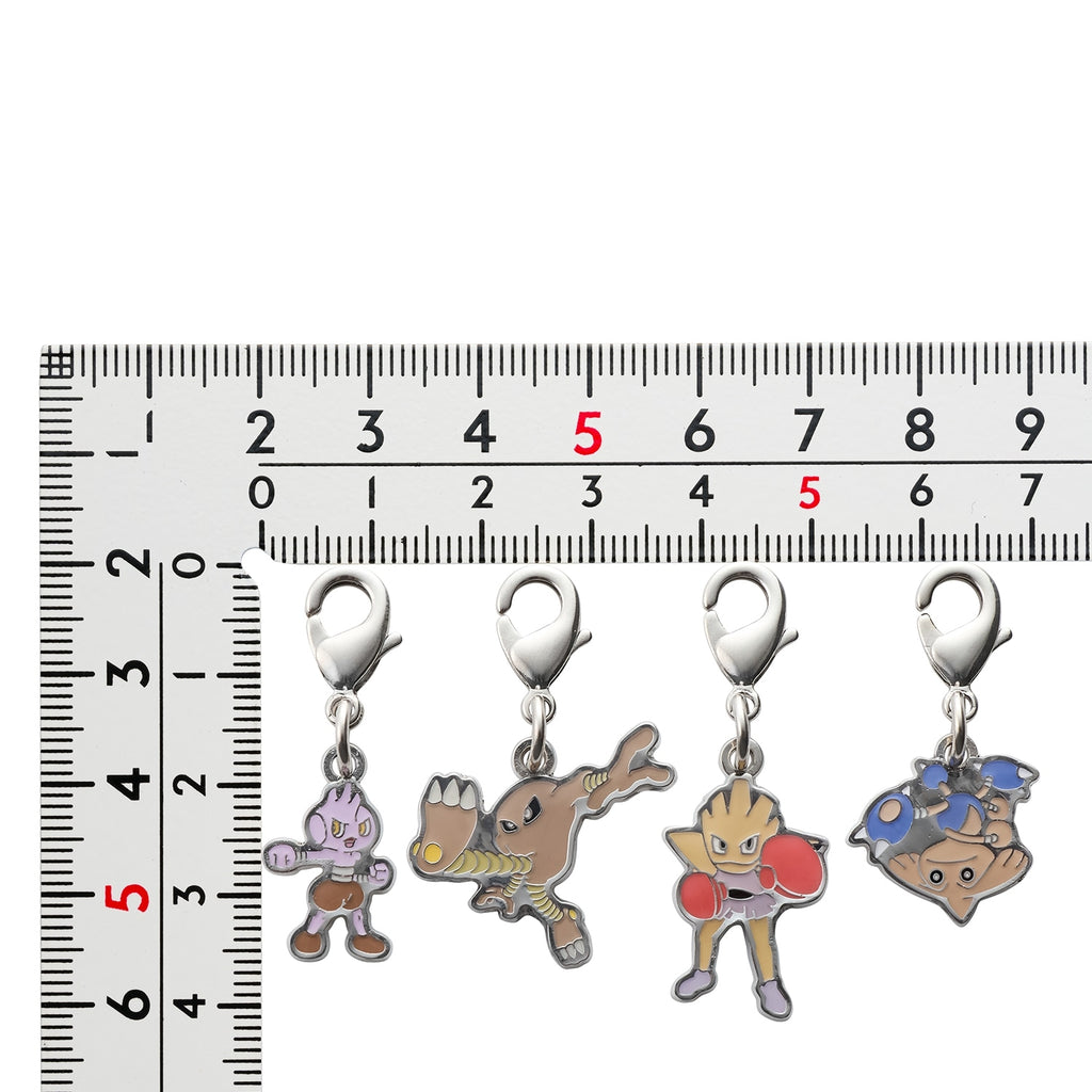 Close-up of Pokemon metal charm, showcasing intricate details, official Japan merchandise
