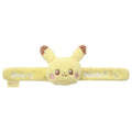 Pokepiece Patchin Pikachu plushie with cute face from Japan