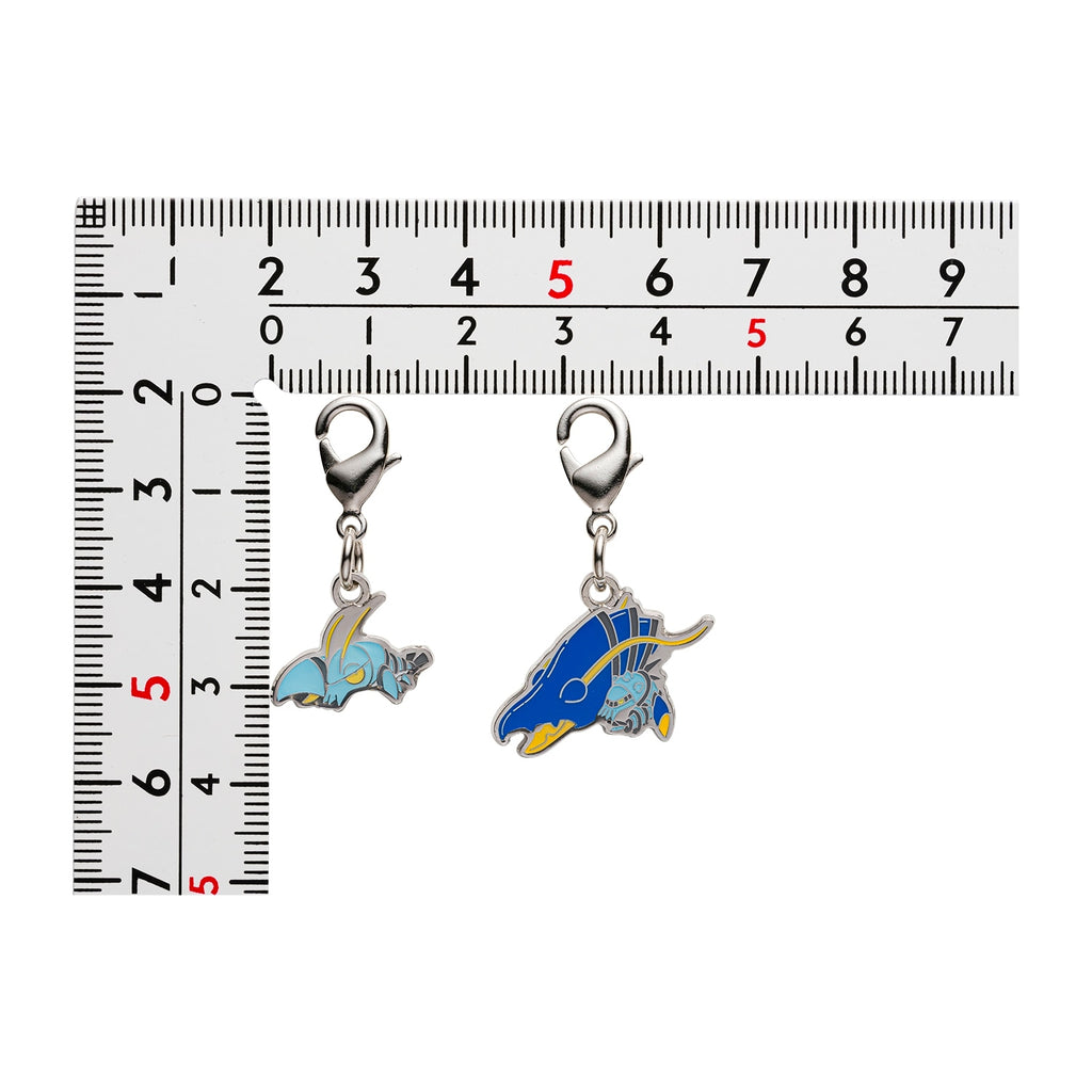Japan exclusive Pokemon metal charm 692/693, collectible charm with unique design
