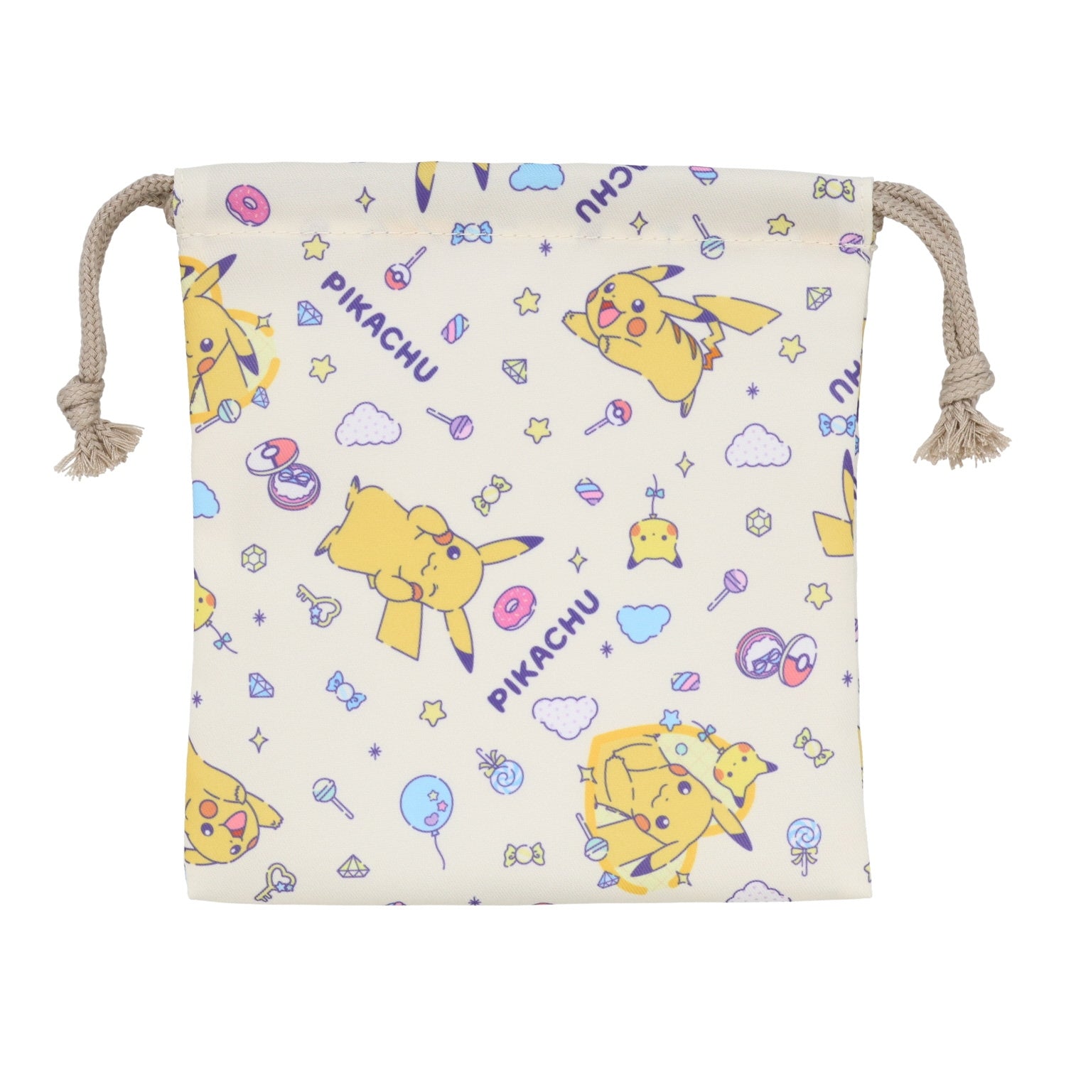 Travel drawstring purse S all over pattern PK00435
