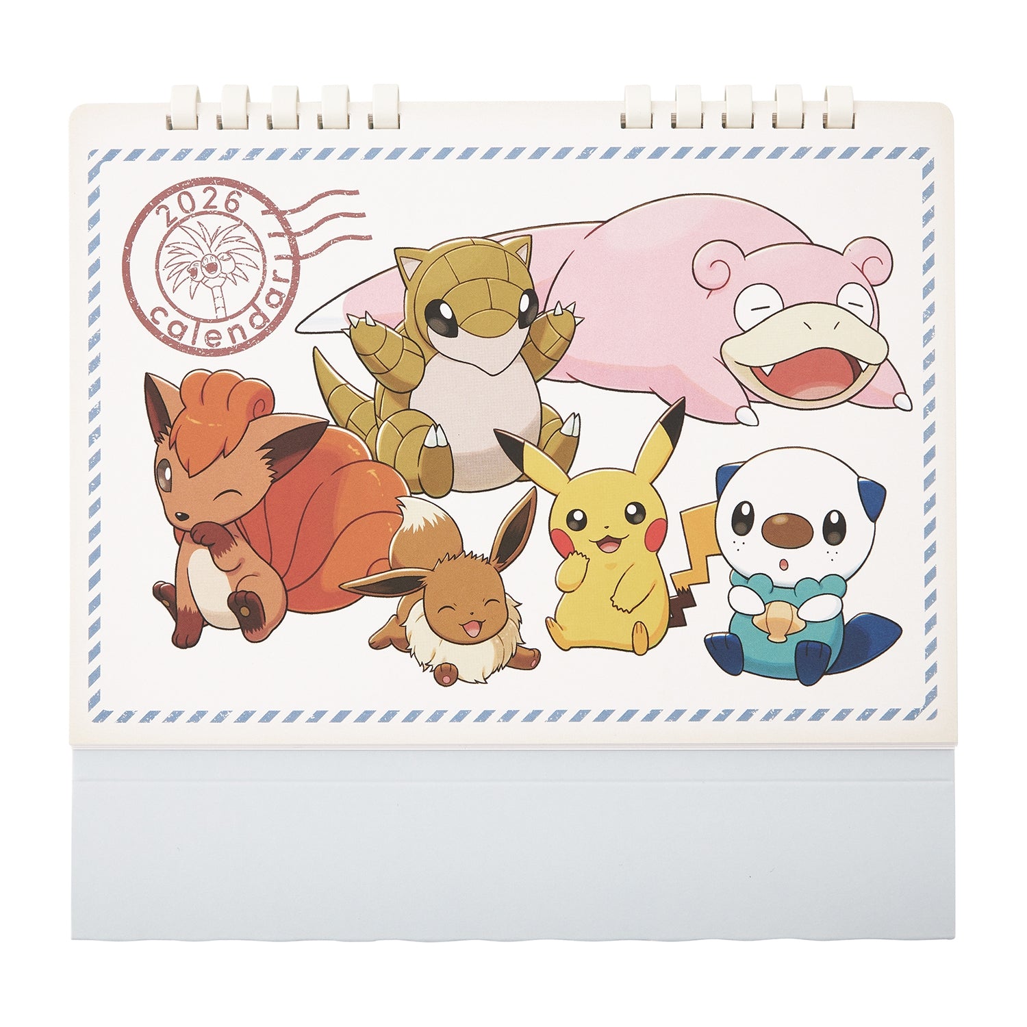 Pokemon Center Original Postcard Desk Calendar 2026 Seasonal Situations