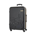 Pikachu Suitcase M Black from Japan, featuring Pikachu's cute face