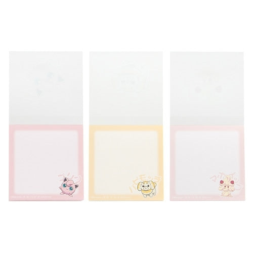 Official Pokemon Center Japan Mini Memo Set, collectible item with Fairy-type Fidough design from Japan