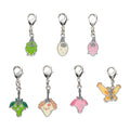 Pokemon metal charm 412, 413, 414 with character design from Japan