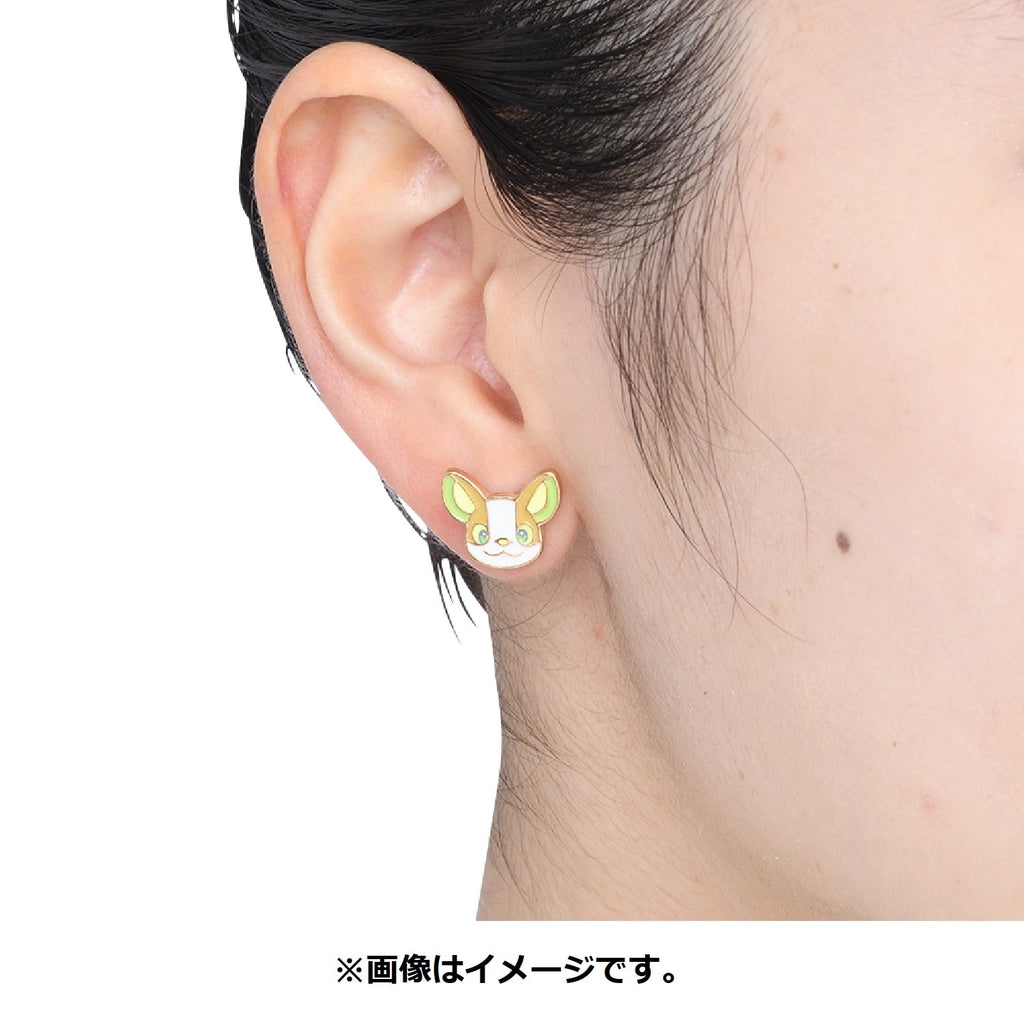 Onepachi Pokémon Earrings with intricate details, shipped from Japan