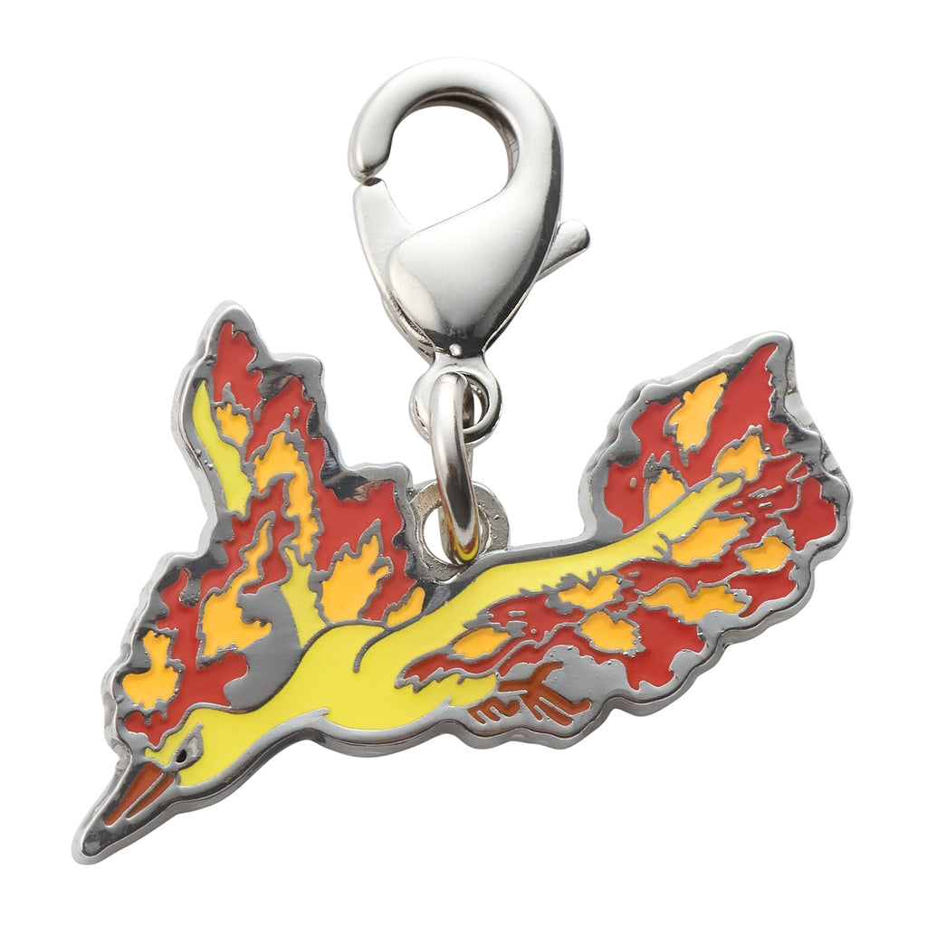 National Encyclopedia Metal Charm 146 from Japan, featuring detailed Pokemon character design