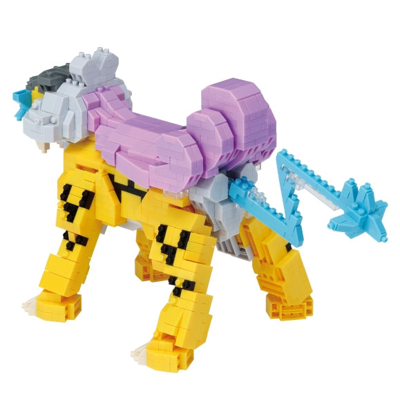Nanoblock Raikou Deluxe Edition Pokemon figure with unique design from Japan
