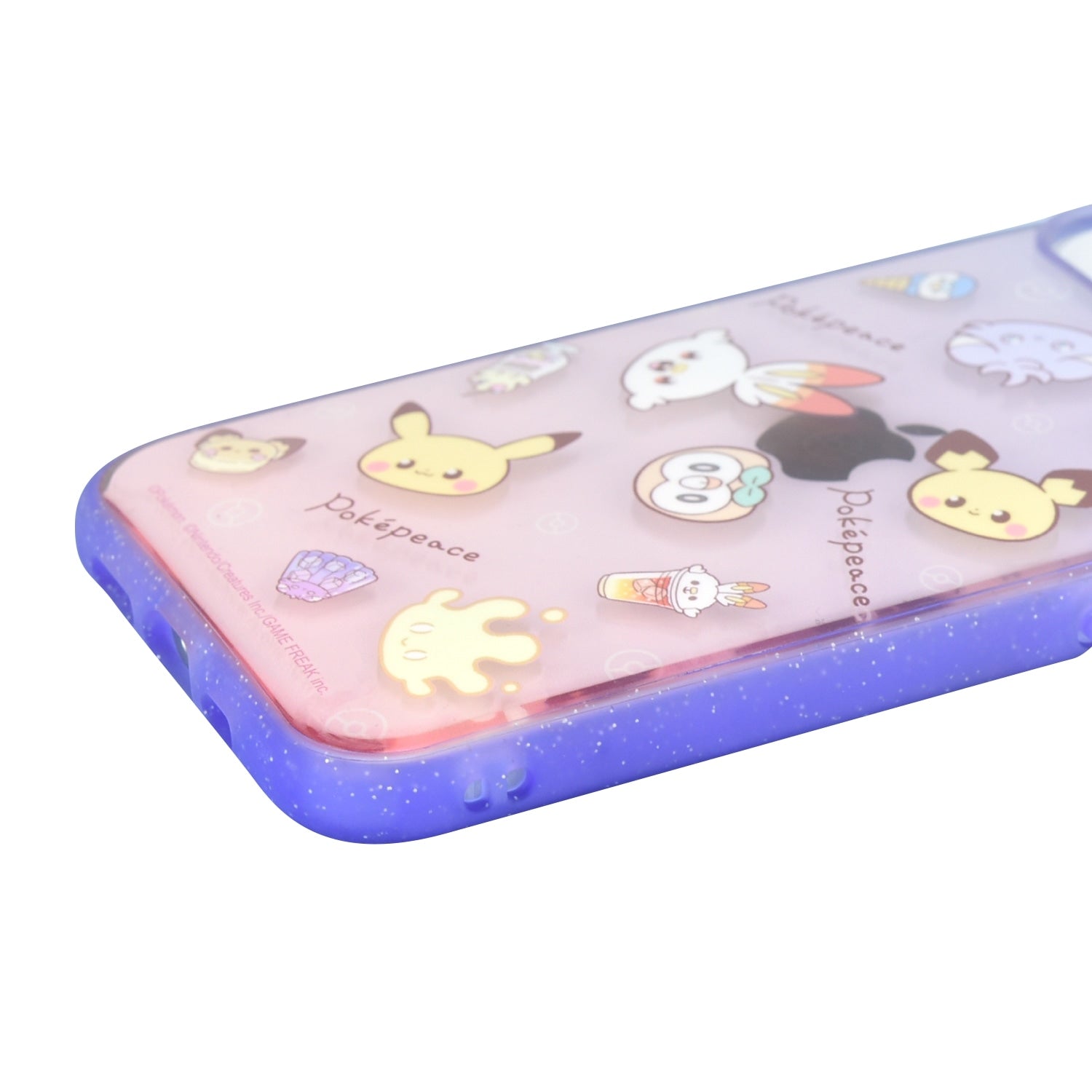 Pokepiece IIIIfit Clear iPhone 14/13 Compatible Case Purple