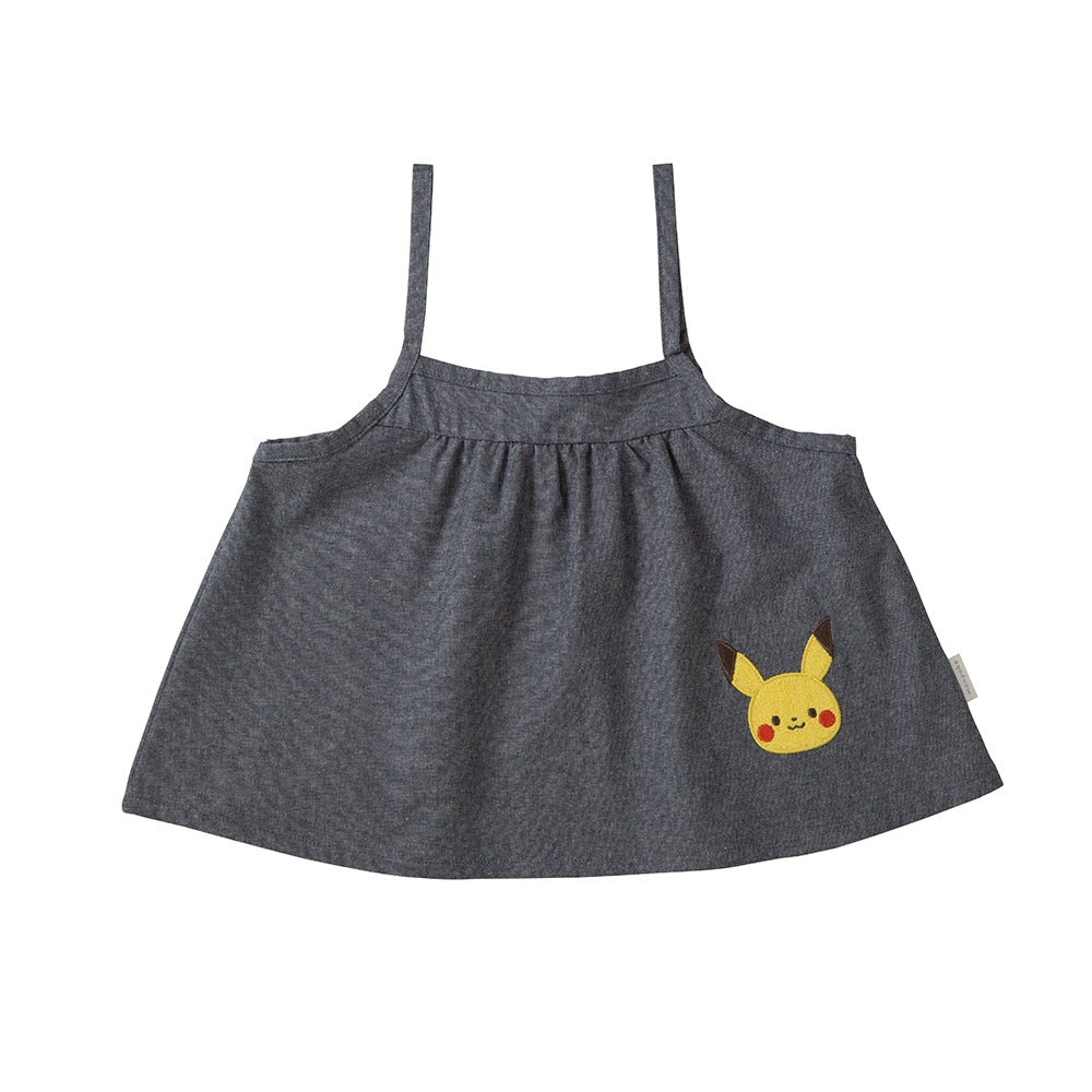 Monpoke Short Sleeve Romper with Cami Dress Navy