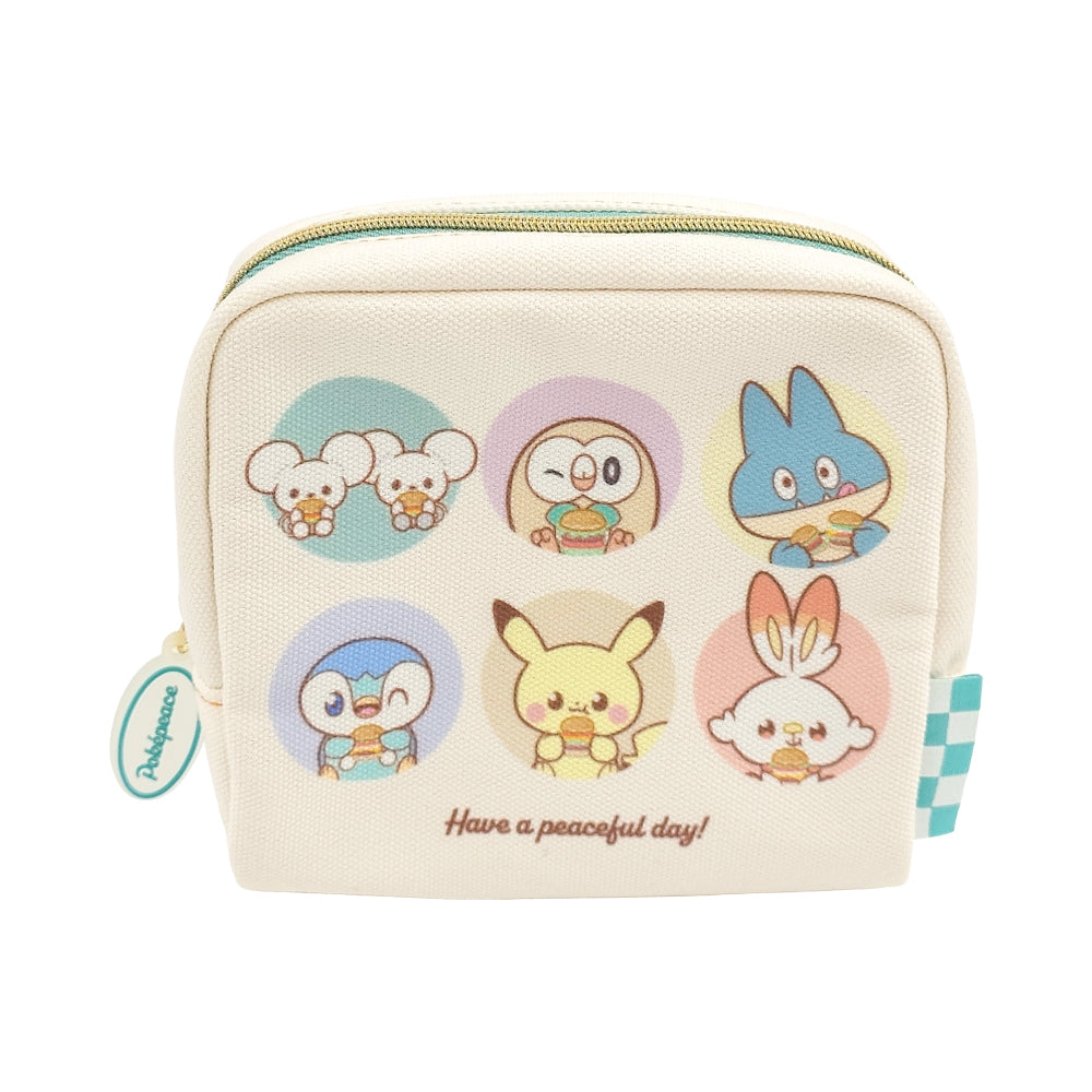 Square pouch diner gathering pocket piece