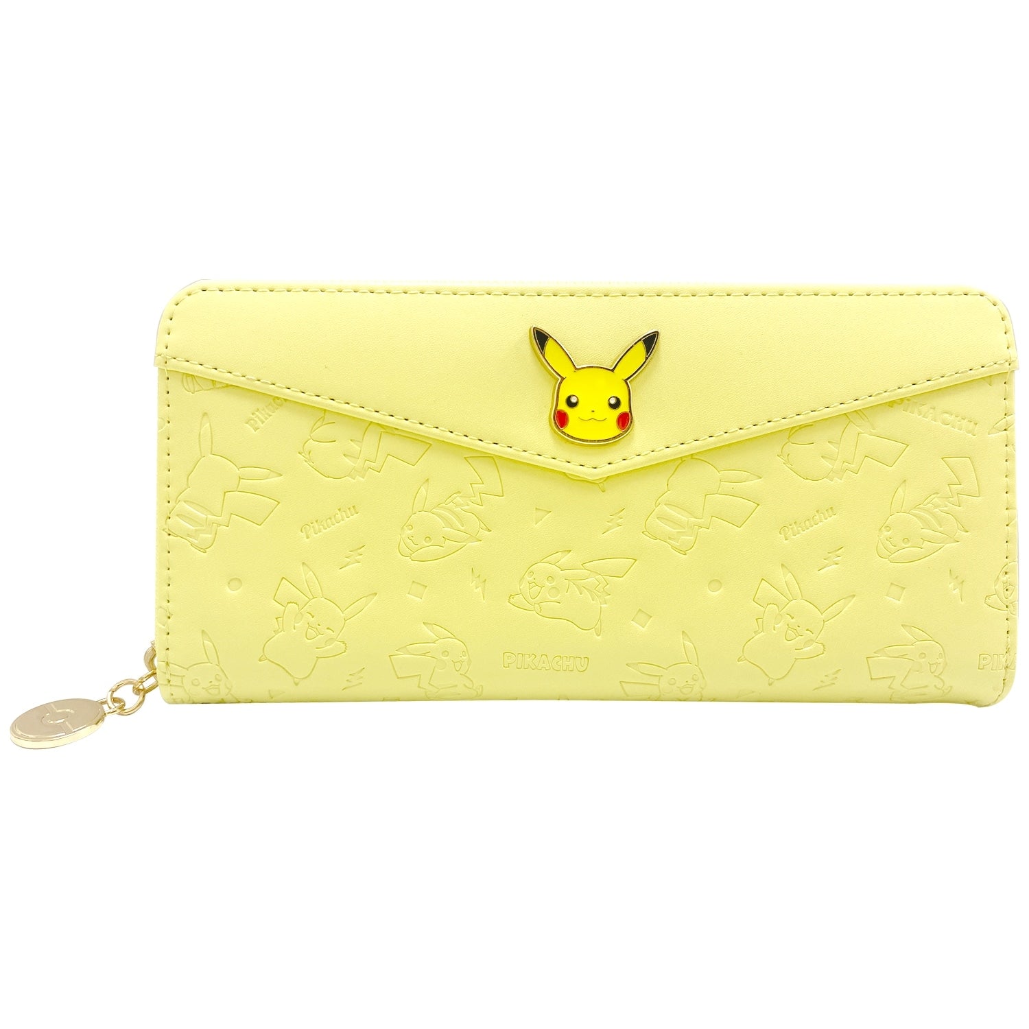Pikachu face plate with round bundle design from Japan, featuring the iconic Electric-type Pokemon