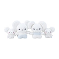 WAKKA de IKKA Narwhal Mouse plush toy set from Japan, magnetic connection detail