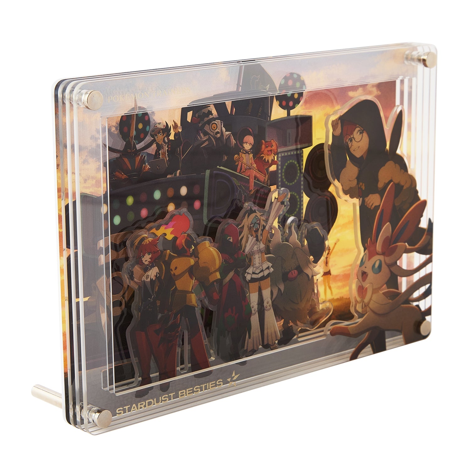 Pokemon Trainers Stardust Besties acrylic stand with Japanese packaging